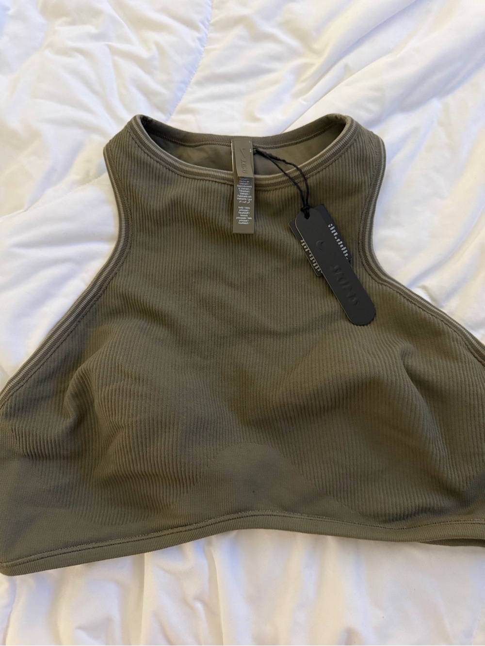 Nike Skims: Ribbed Seamless Racer Front Bra